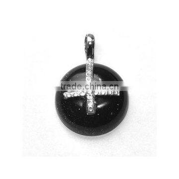 Blue Sand 925 Sterling Silver Handmade Pendent