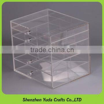 Acrylic Makeup Case Cosmetic Organizer Acrylic Jewelry Box With Drawers