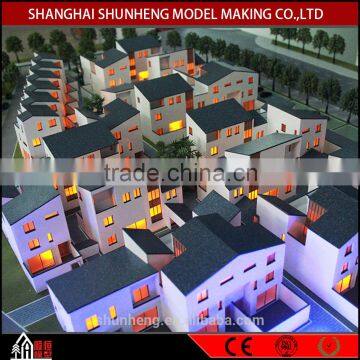 LED Lighting Miniature Villa Scale Models For Home Interior Layout model making