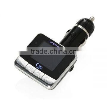 fashionable and compact design LCD display car fm transmitter for mobile download