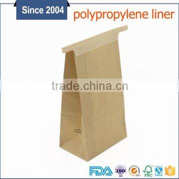 Custom Printing Food Grade Flat Bottom Brown Kraft Sos Greaseproof Potato Chips Bag for Snack Food photo-4