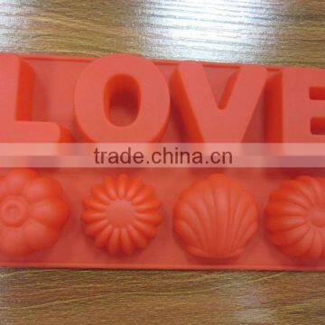 Valentine promotion mini silicone chocolate mold