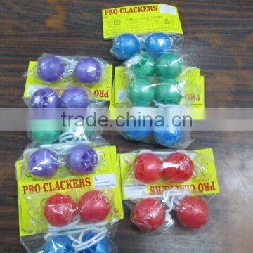 Genuine 1970's Acrylic/ PS Klackers Clackers photo-4