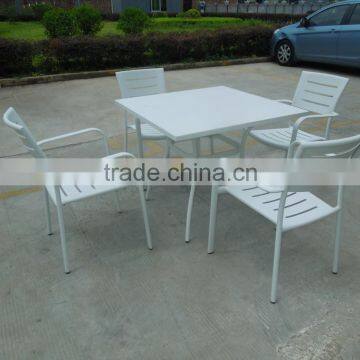 Modern white colour aluminum square outdoor pool table