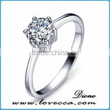 China Wholesale Silver Jewellery Wedding Ring 925 Sterling Silver silver ring designs for girl