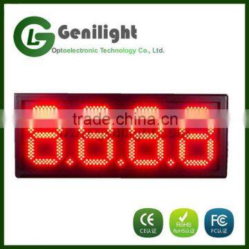 outdoor led gas station price display sign for business