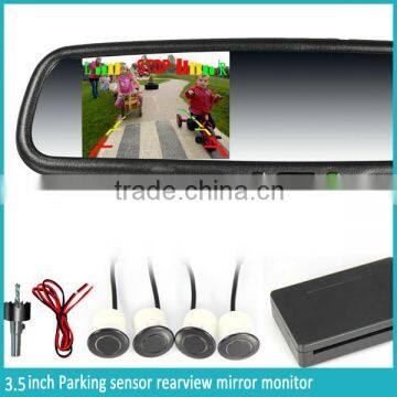 Germid 3.5 Inch Rearview Monitor OEM Parking Sensor With 4 Replaceable Detectors