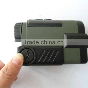 Optical laser rangefinder with CR2 battery