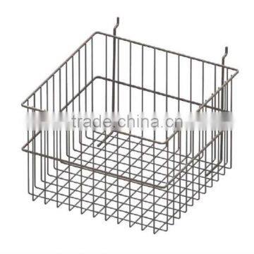 Slatwall wire basket