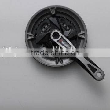 IISA3810P bicycle crank &chainwheel alloy crank 170mm and steel chainring 24T/34T/42T with plastic chainguard