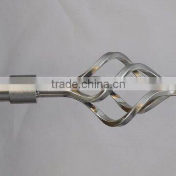 Forged Iron Birdcage Window Drapery Rod Set photo-3