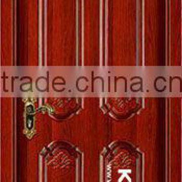 Interior melamine wooden door for hotel with scratch-proof