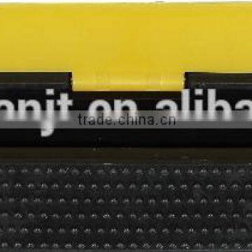 Black & Yellow 2 channel Rubber Cable protector