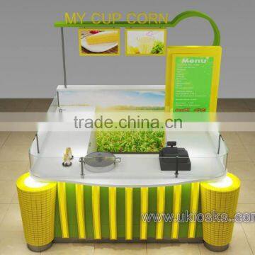 Unique Kiosk Mall Sweet Corn Kiosk 2*2 Meters Customized
