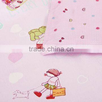 100% Cotton Baby Silk Quilt Children Beding Quilt Pink Color