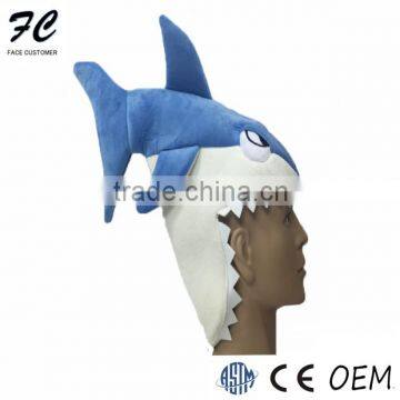 Crazy winter Creative hat for promotion party LOL fizz shark hat