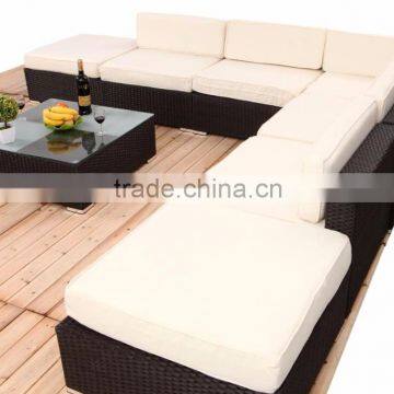 Weatherproof and Fireproof Rattan Garden Cheap and Simple 10pcs Ratta Sofa Sets photo-2