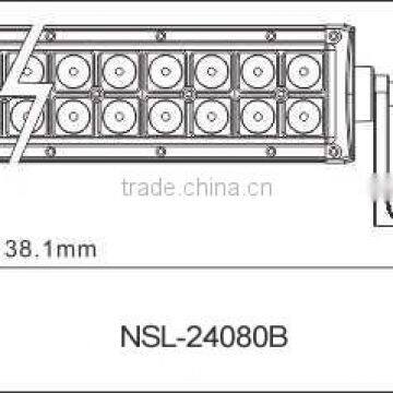 High Quality 240 watt 42 inch LED lights bar 12v offroad auto 240 w led working light for car