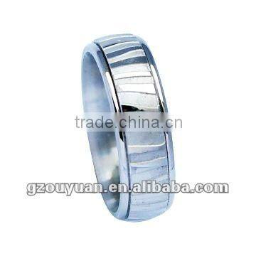 New High Quality Titanium Steel Promise Ring Couple Valentine Wedding Bands