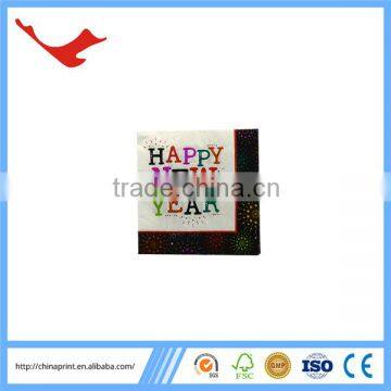 005 decorative printed paper napkins with customer design