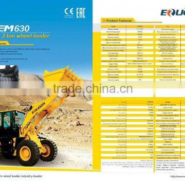 qingzhou high quality low price 3t wheel loader for sale