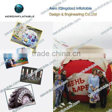 Hot sale giant inflatable advertising packaging / Inflatable hip flask