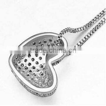 Authentic Austrian Heart Pendant Crystal Necklace photo-2