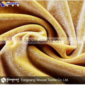 Polyester Spandex Bright Velvet Fabric