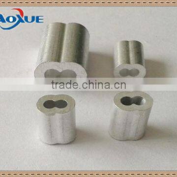 8 shaped aluminium sleeve, wire rope crimp, aluminium ferrule