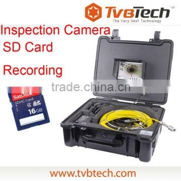 Drain push rod pipe inspection camera