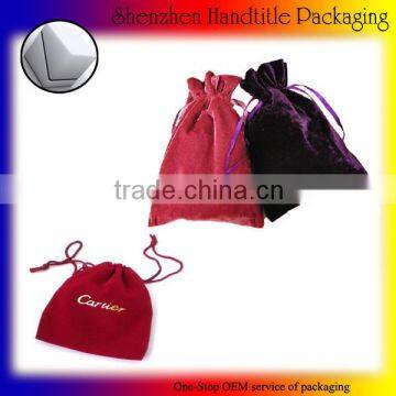 custom velvet jewelry bags elegant embroidered jewelry bag