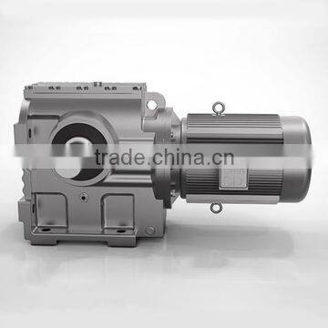 China Manufacturer Guomao S Series Helical Worm Ratio Reduction Gear Box for Cement Mill photo-3