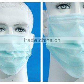 Disposable Face Mask with Earloops or ties