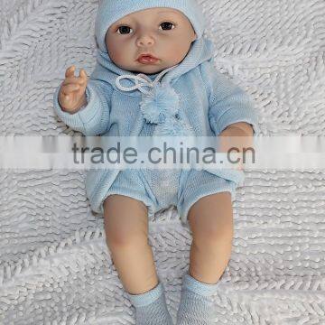 plastic figure blue clothing baby,blue clothing plastic figure baby,pvc figure baby clothing blue