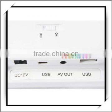 2015 New Wide Figure Screen Rectangle 7 Inch Digital Photo Frame photo-3