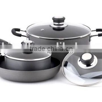 7pcs aluminium cookware set