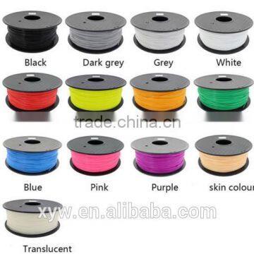 News MakerBot UP/Mendel 14 colors Optional 3D printer filament PLA 1.75mm/3mm 1kg plastic Rubber Consumables Material