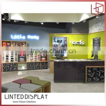 Baby center interior decoration baby shop equipment