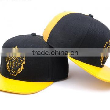 2016 Fashion Style Flat Brim Snapback Caps With Logo Embroidery