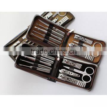 Bonvatt 9 Pcs Promotional Gifts Manicure Set in Blister Card Men Grooming Kit photo-1