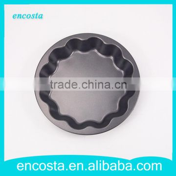 Flower Carbon Steel Non-Stick Round Cake Pan Aluminum