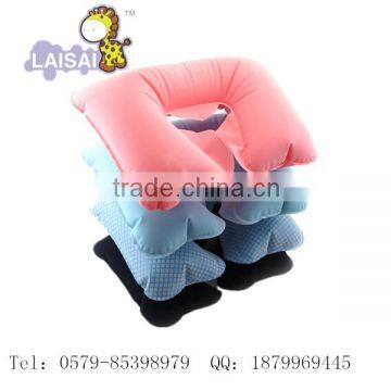 High quality custom promotional inflatable pvc travel neck pillow for business trip