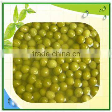 food specification from frozen green peas canned in brine