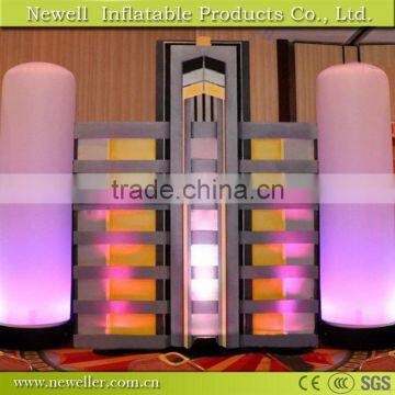 Lwo Price Inflatable Purple Cone Pillar With CE photo-4