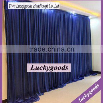 Background Decoration Personized White Drapes for Weddings photo-3