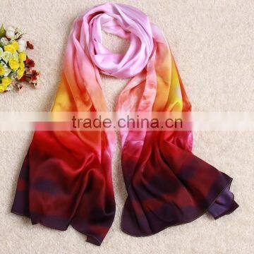 colorful silk scarf wholesale digital printing