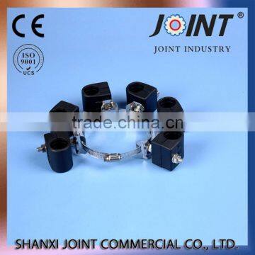 Hose clamp type cable clamp