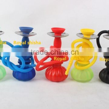 Wholesael Silicone And Glass Base Hookah Shisha Glass Smoke Pipe