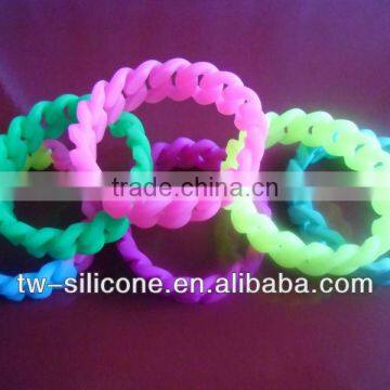 flexible silicone rubber wrist band