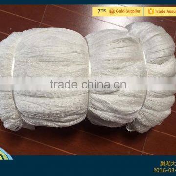 white hand made nylon multifilament fishing net